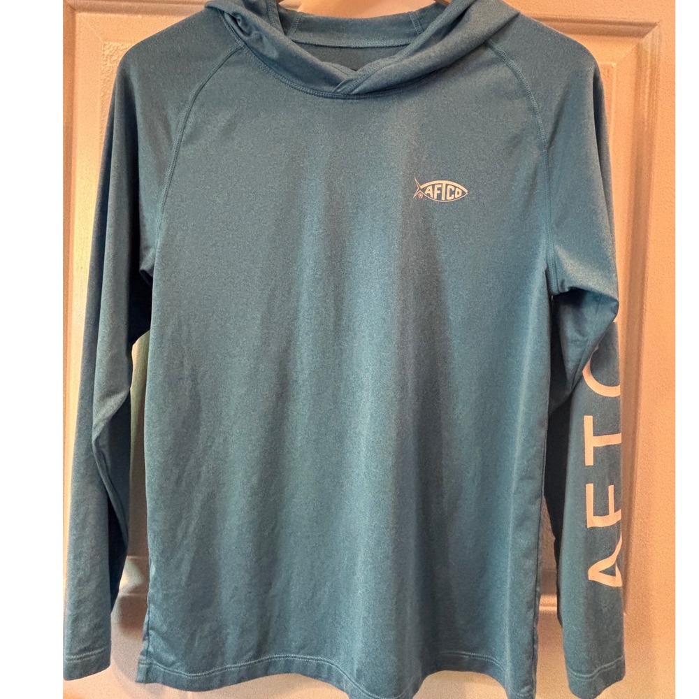 AFTCO Kids AFTECH Blue Samurai SunShirt Performance Hoodie
SZ L